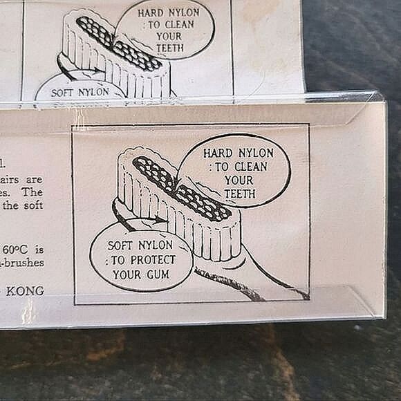 Lot of 3 | Vtg toothbrushes with long bristle bed - Picture 6 of 9